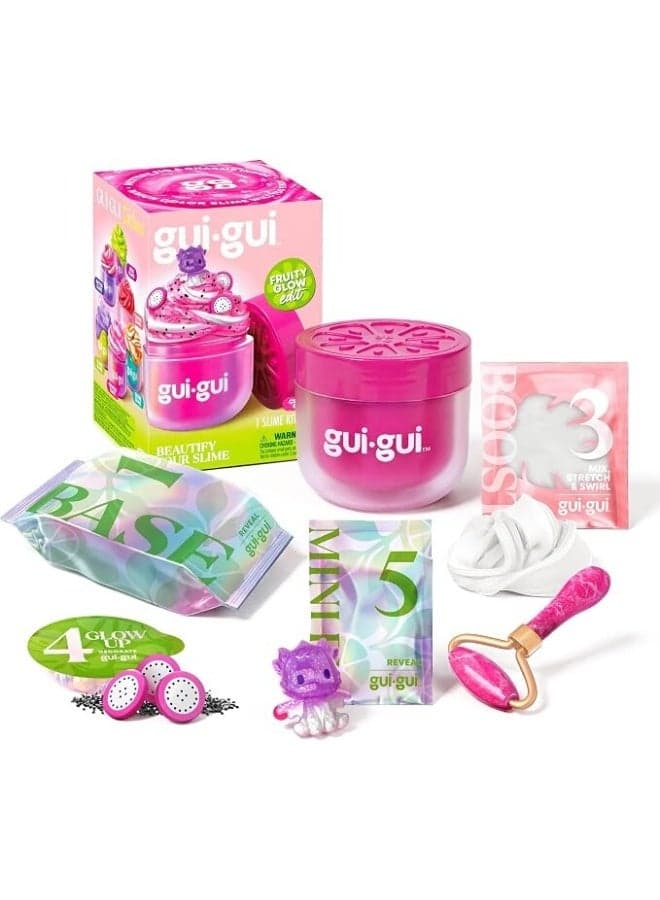 Gui-gui Slime Kit Fruity Glow Edit - Crunch Slime | Cheeky Fruits Single Pack | Collectible Slime | Creative Fun Ideas | Develops Sensory Skills | Entertaining Toy | Stress Relief Toys for Kids
