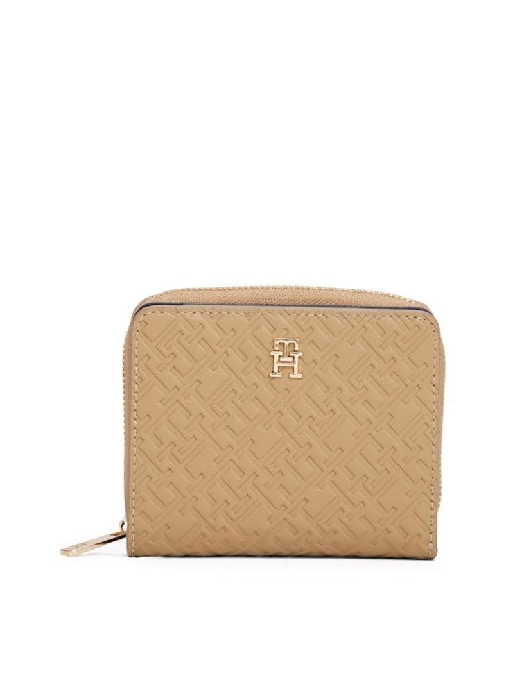 Icon Medium Zip Around Flap Mono Wallet