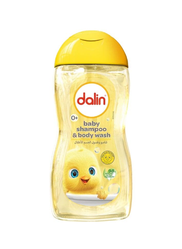 Dalin Baby Shampoo & Body Wash – 200ml – Tear-Free, Gentle Formula for Hair & Skin, Hypoallergenic