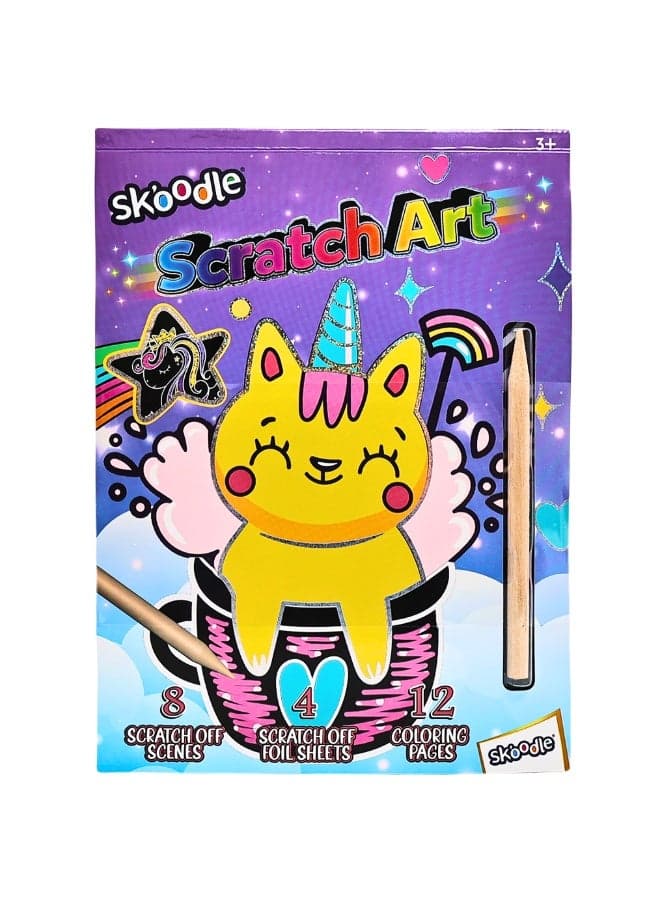 Scratch Art with Scraper| Art &Craft Kit | Mess Free Activity| Learning Toy For Kids | Age 3+