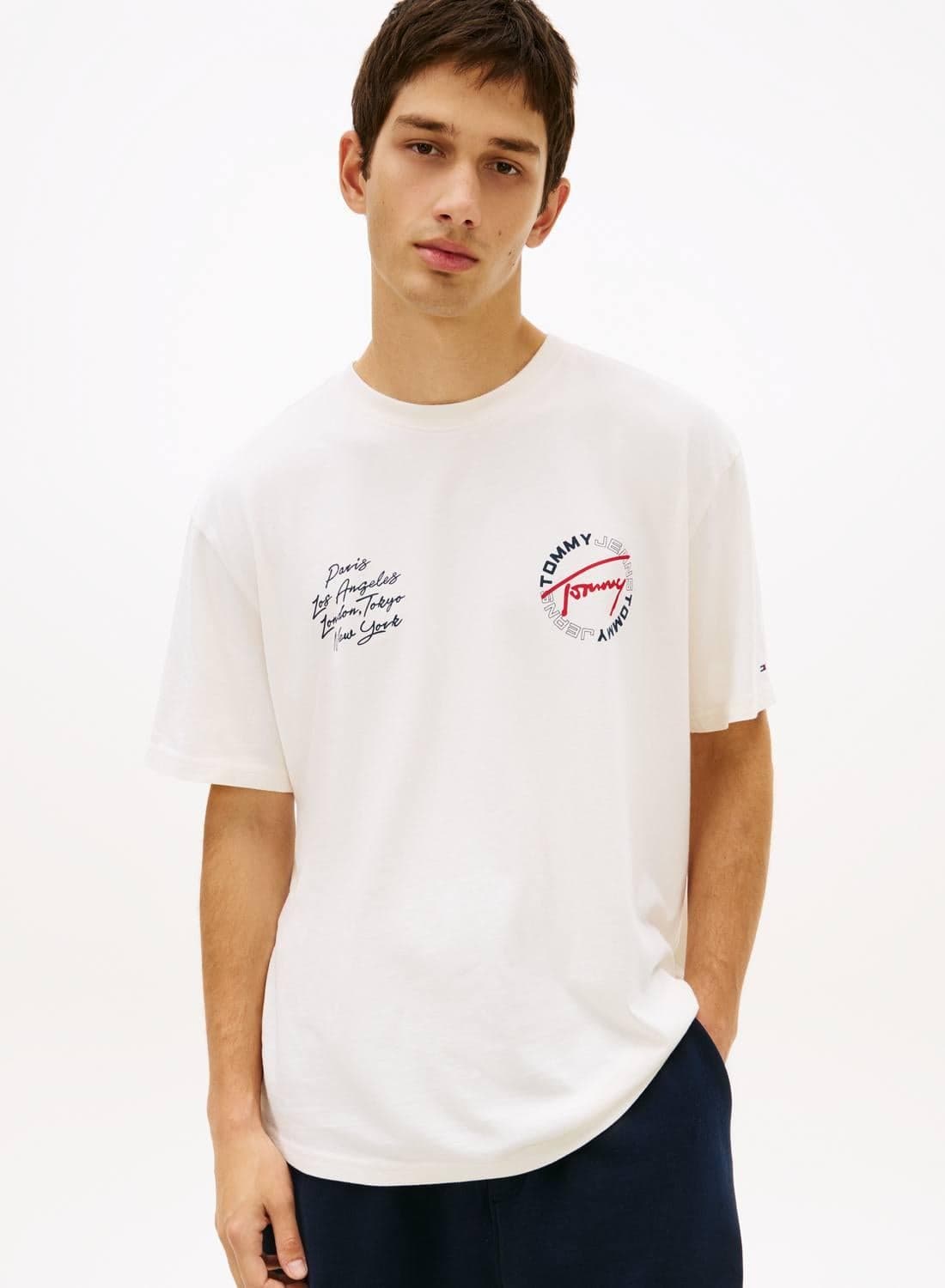 Circular Back Logo Relaxed T-Shirt