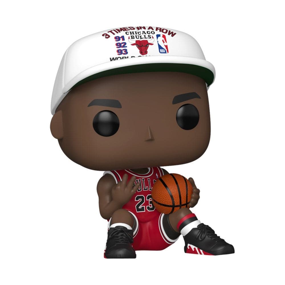 Funko Pop! Basketball: NBA Bulls - Michael Jordan (3 Times in a Row) - NBA - Collectable Vinyl Figure - Gift Idea - Official Merchandise - Toys for Kids & Adults
