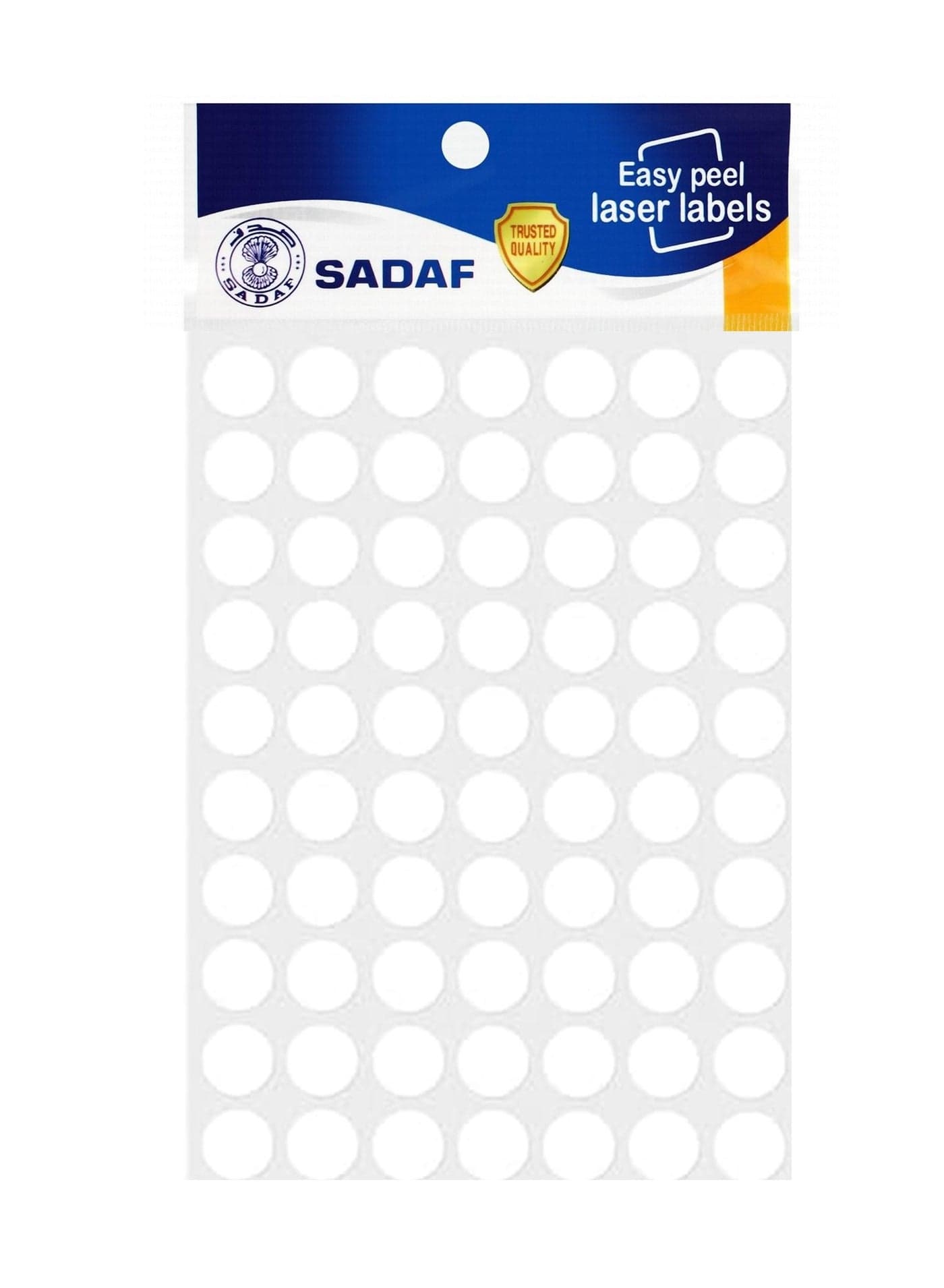 700-Piece Round Labels 12mm Diameter White