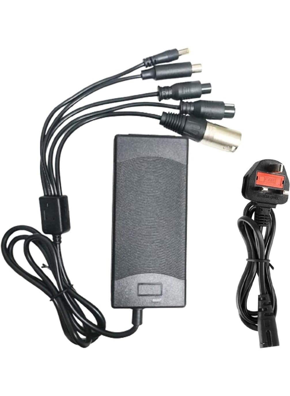 Electric scooter charger, electric scooter charger, portable scooter charger, universal fast battery charger for electric vehicles (5 plugs), battery fast charger