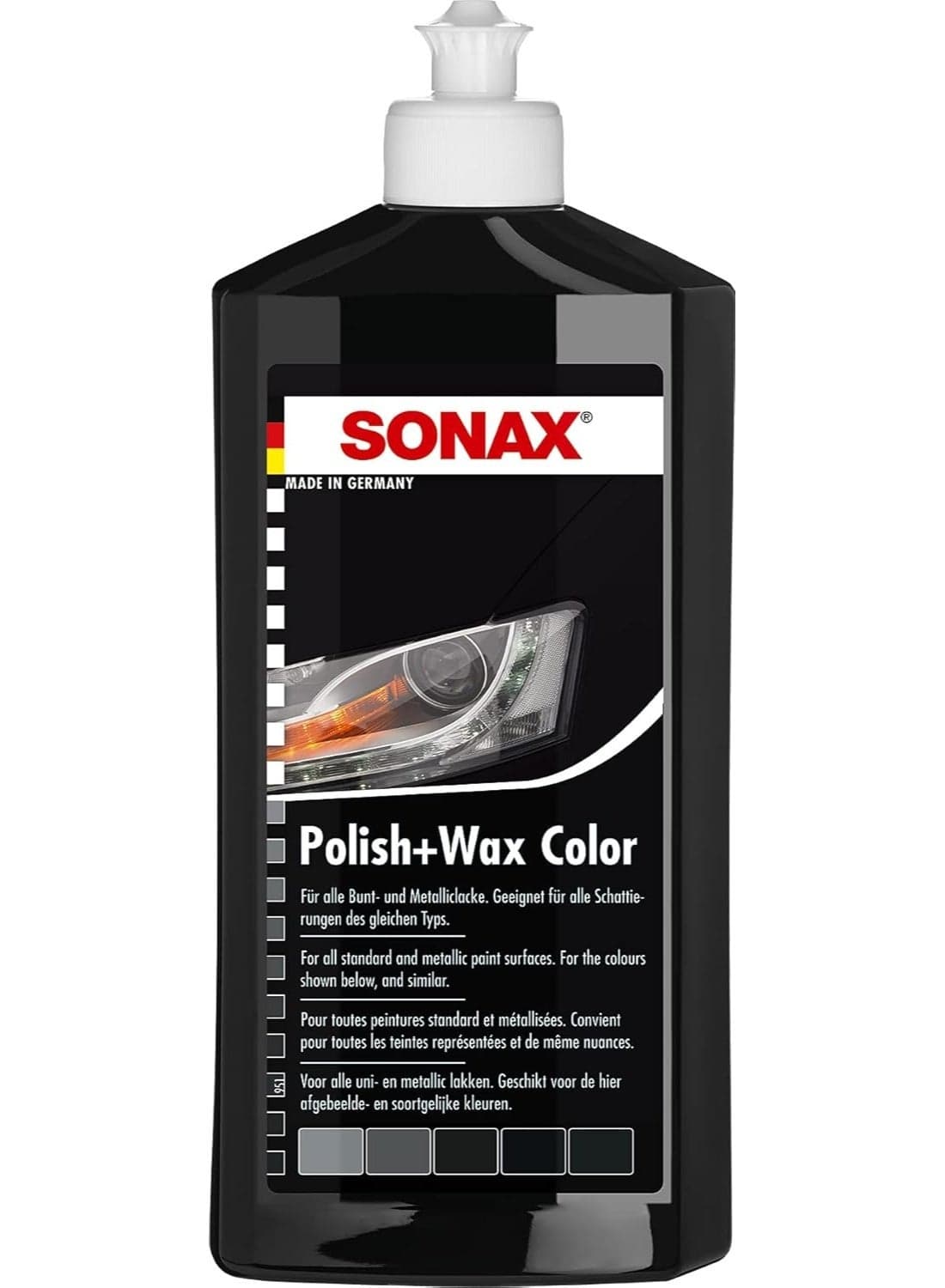 SONAX Polish+Wax Color Black (500 ml)