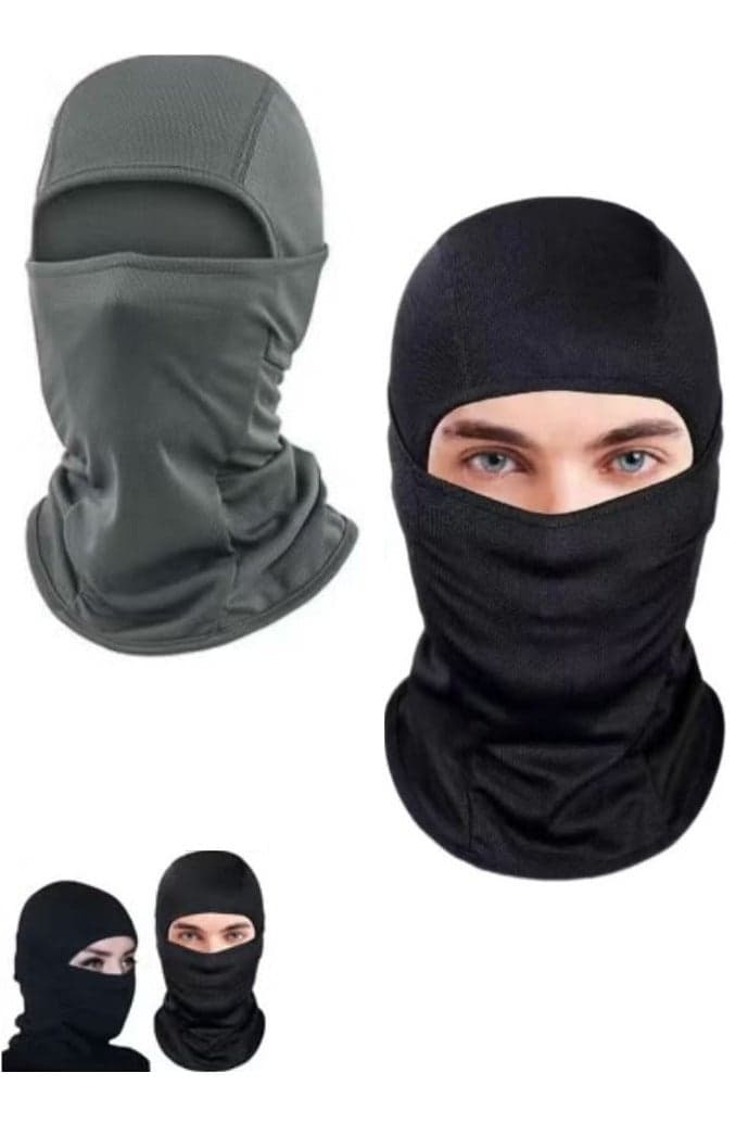2PCS Balaclava Face Mask Ski Mask UV Protector Lightweight for Motorcycle Cycling Running