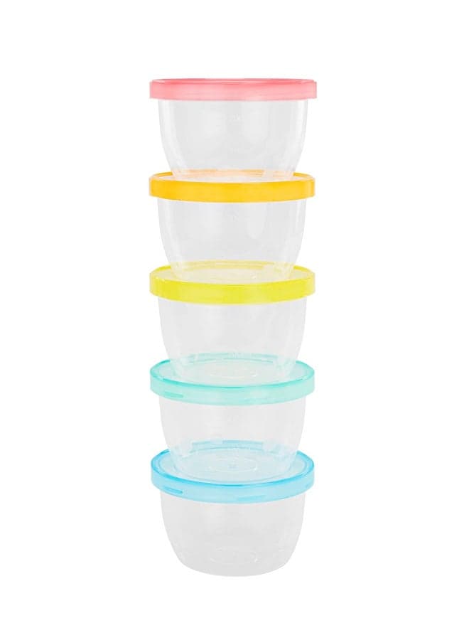 Pack Of 5 Baby Bowls, Food Storage Containers- 1250 Ml