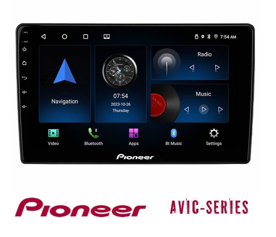 Android Car Stereo 9 Inch Pioneer 2GB RAM 32GB Memory QLED Touch Screen DSP Bluetooth Support Apple Carplay Android Auto Wireless USB YouTube Netflix Google Maps Radio