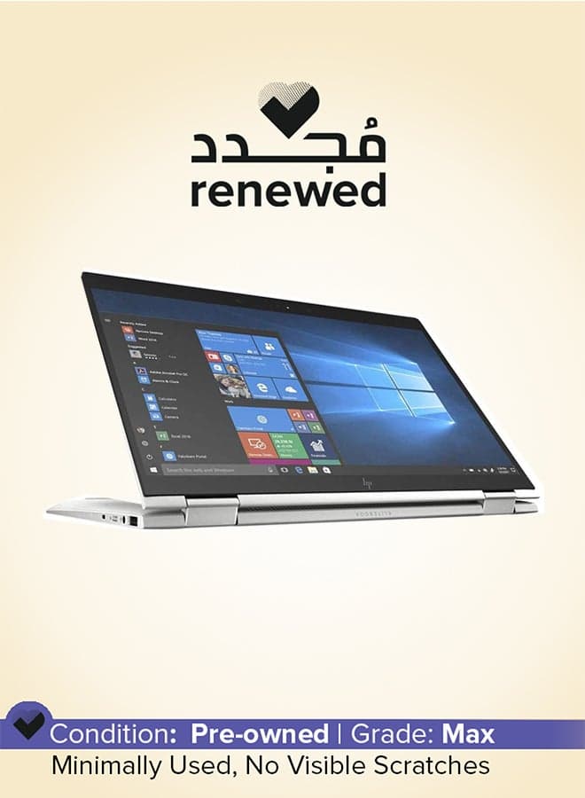 Renewed - EliteBook x360 1040 G5 Laptop With 14-Inch Full HD Display,Core i5 Processor/Quad Core/8th Gen/8GB RAM/256GB SSD/Windows 11 Silver