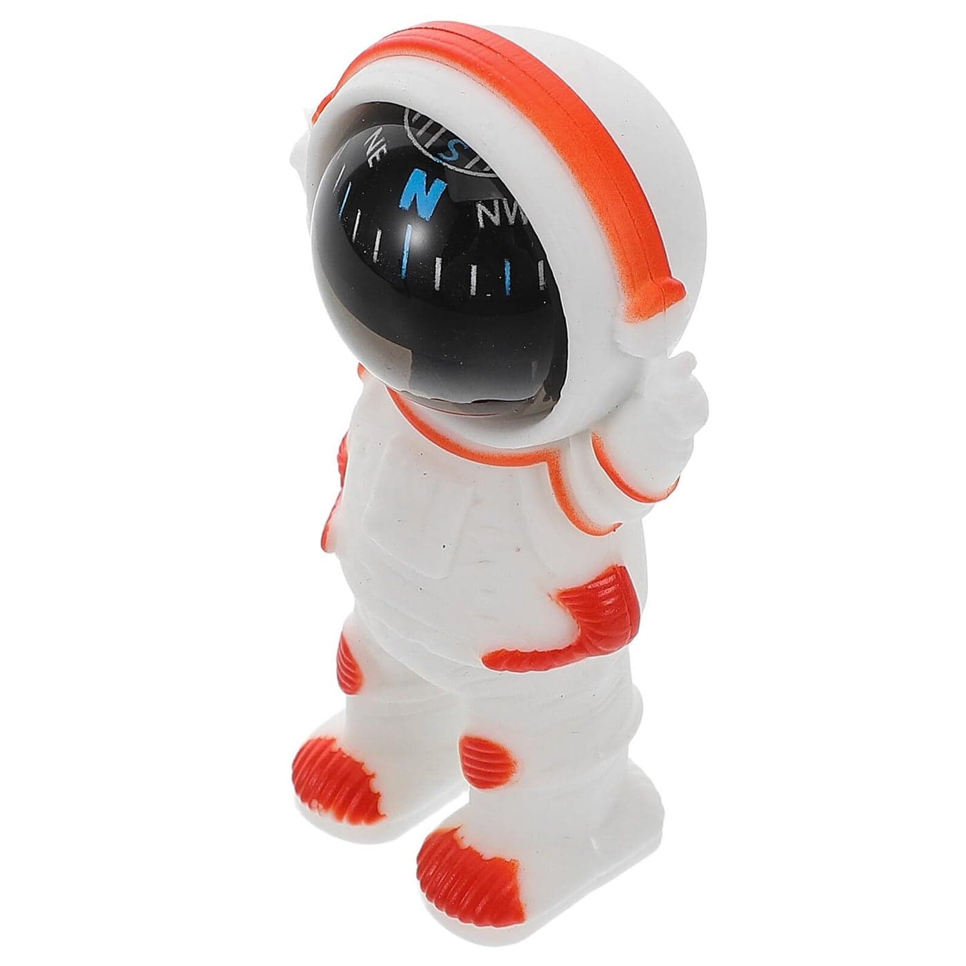 Astronaut Orange Mini Portable Car Dashboard Compass Vehicle Navigation Decor