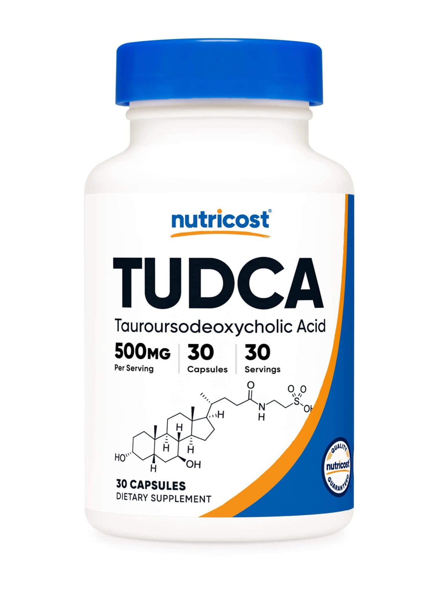 Tudca Tauroursodeoxycholic Acid, 500mg, 30 Capsules,30 Serving Dietary Supplement