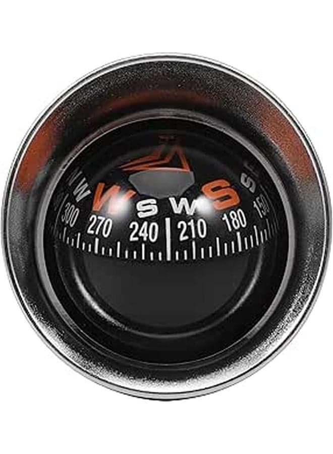 Universal Dashboard Car Compass Ball with Double Sided Adhesive for Vehicle Navigation Outdoor Marine Use