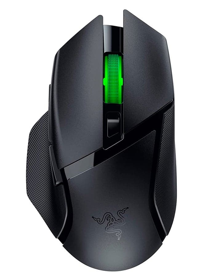 Razer Basilisk V3 x Hyperspeed Gaming Mouse, 5G Advanced 18K DPI Optical Sensor, 18000 DPI Max Sensitivity, Mechanical Mouse Switches Gen-2, Hypershift Mode, Black | RZ01-04870100-R3G1