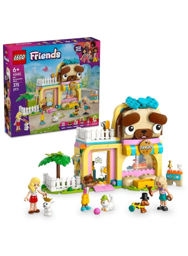 Friends Pet Accessories Shop Set with Animal Toys 42650 (Age 6+, 375 Pieces)