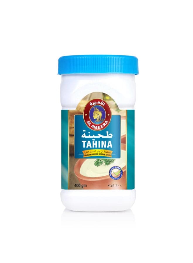 Premium Tahina 400g Jar | 100% Pure Sesame Paste | Smooth & Creamy