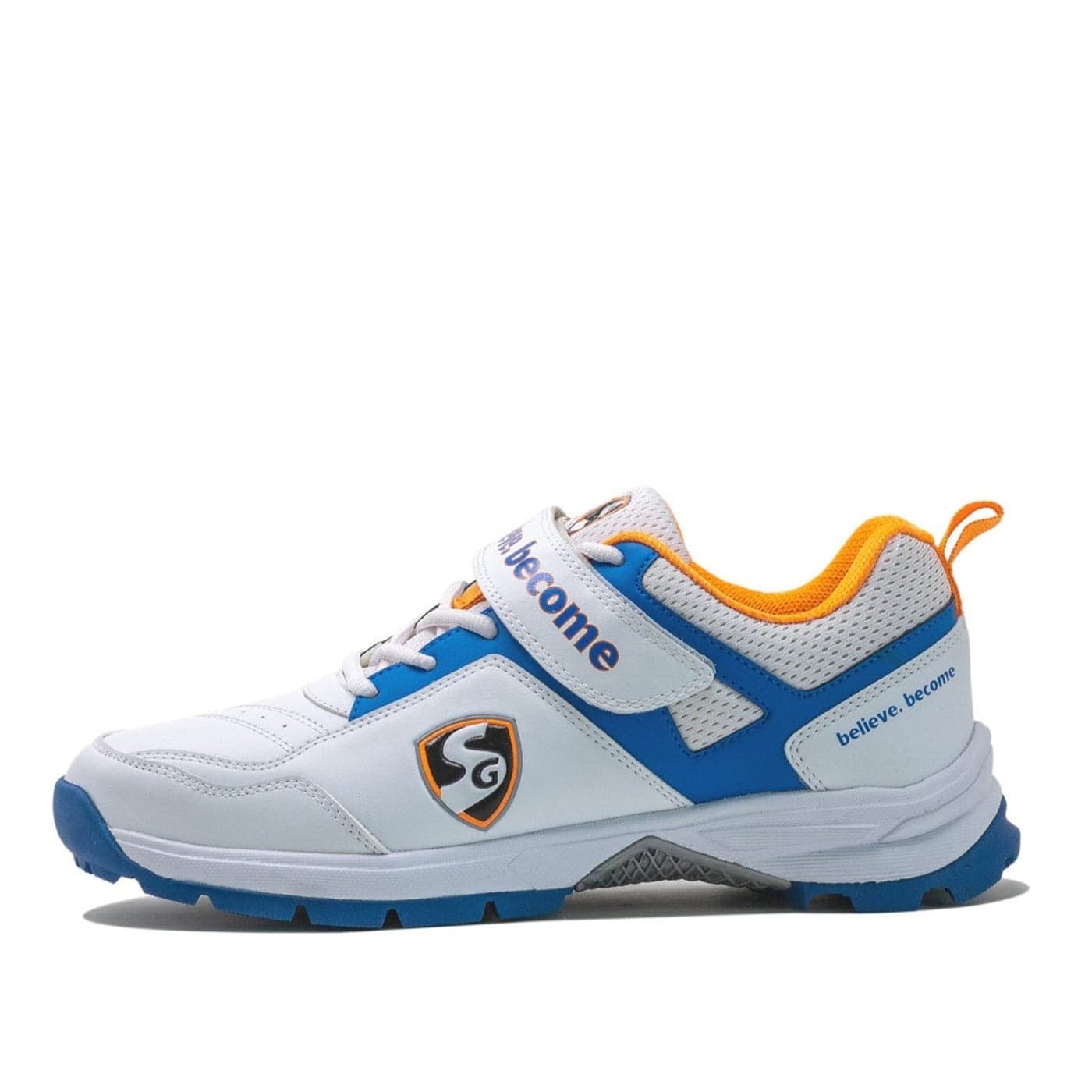 CENTURY 6.0 Cricket - Sleek Design in White/Royal Blue/Orange for Optimal Performance