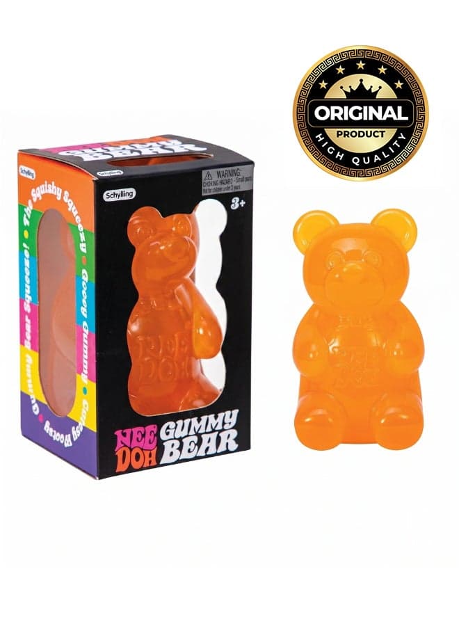 NeeDoh Gummy Bear-ORANGE