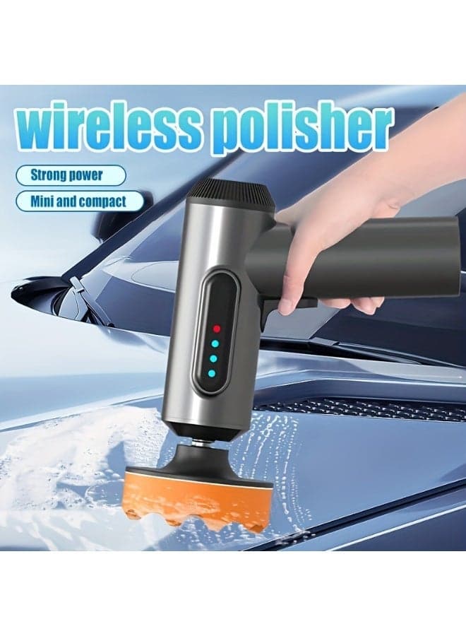 Wireless Car Polishing Machine Digital Display Electric Polishing Waxing Tool Small Polishing Waxing Machine Scratch Repairer Suitable for Car Beauty, Car Polisher Machine, Polishing And Waxing Machine, Polishers for Vehicles, Car Polishing Kit, Car Polish Machine, Car Care Equipment, Auto Detailing, Lightweight Tool, Portable Polisher, Durable Construction, Smooth Operation, Wax Applicator, Home Car Care, Auto Mechanics