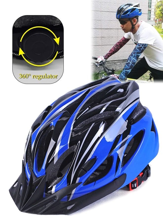18 Vents Ultralight Integrally Molded Helmet, Adjustable Adults Bike Helmet,Bicycle Helmet, Lightweight and Breathable Mountain & Road Bicycle Helmets for Adult Men Women Outdoor Riding