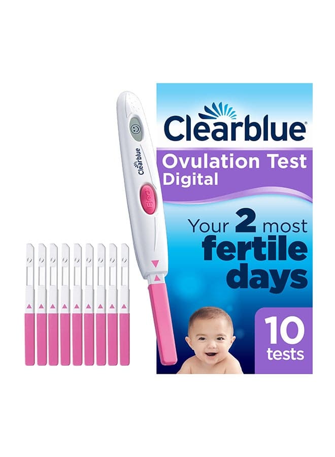 Digital Ovulation Test Kit, Proven To Help You Get Pregnant, 1 Digital Holder And 10 Tests