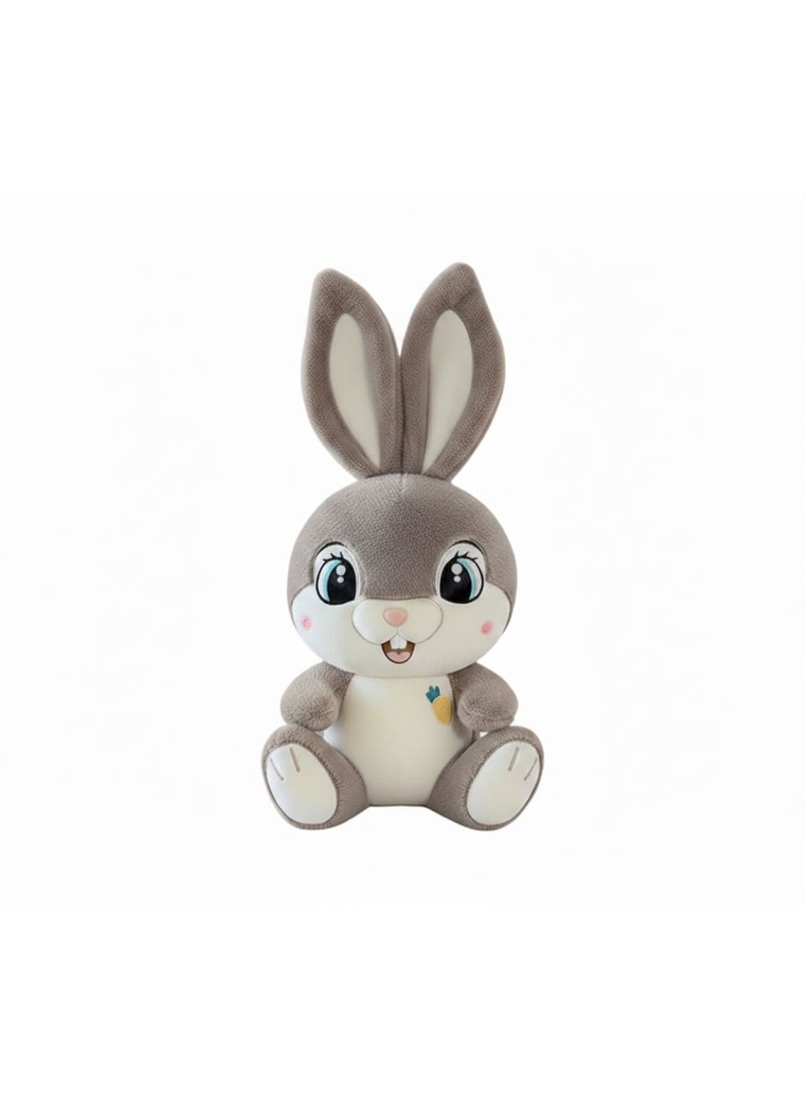 Cute Plush Rabbit Soft Toy 35CM – Adorable Bunny Stuffed Animal for Kids Gift-Grey