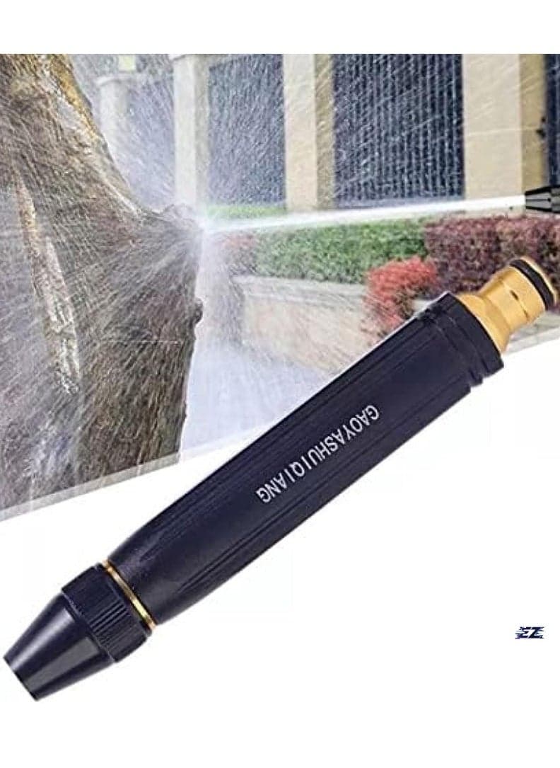 NEW Upgrade Car Washing High Pressure Water Gun Nozzle – Garden Hose Nozzle Spray, Adjustable Metal Nozzle Garden Hose Sprinkler, High Pressure Metal Water Gun Sprinkler