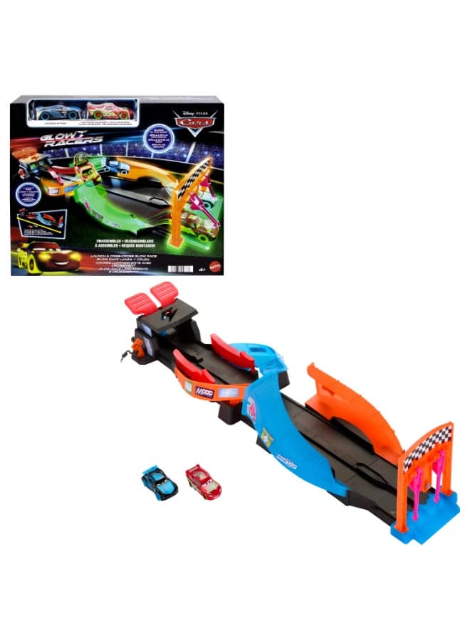 Disney Pixar Cars Cars Night Racing Track Set – Die-Cast Toy Car for Kids & Collectors