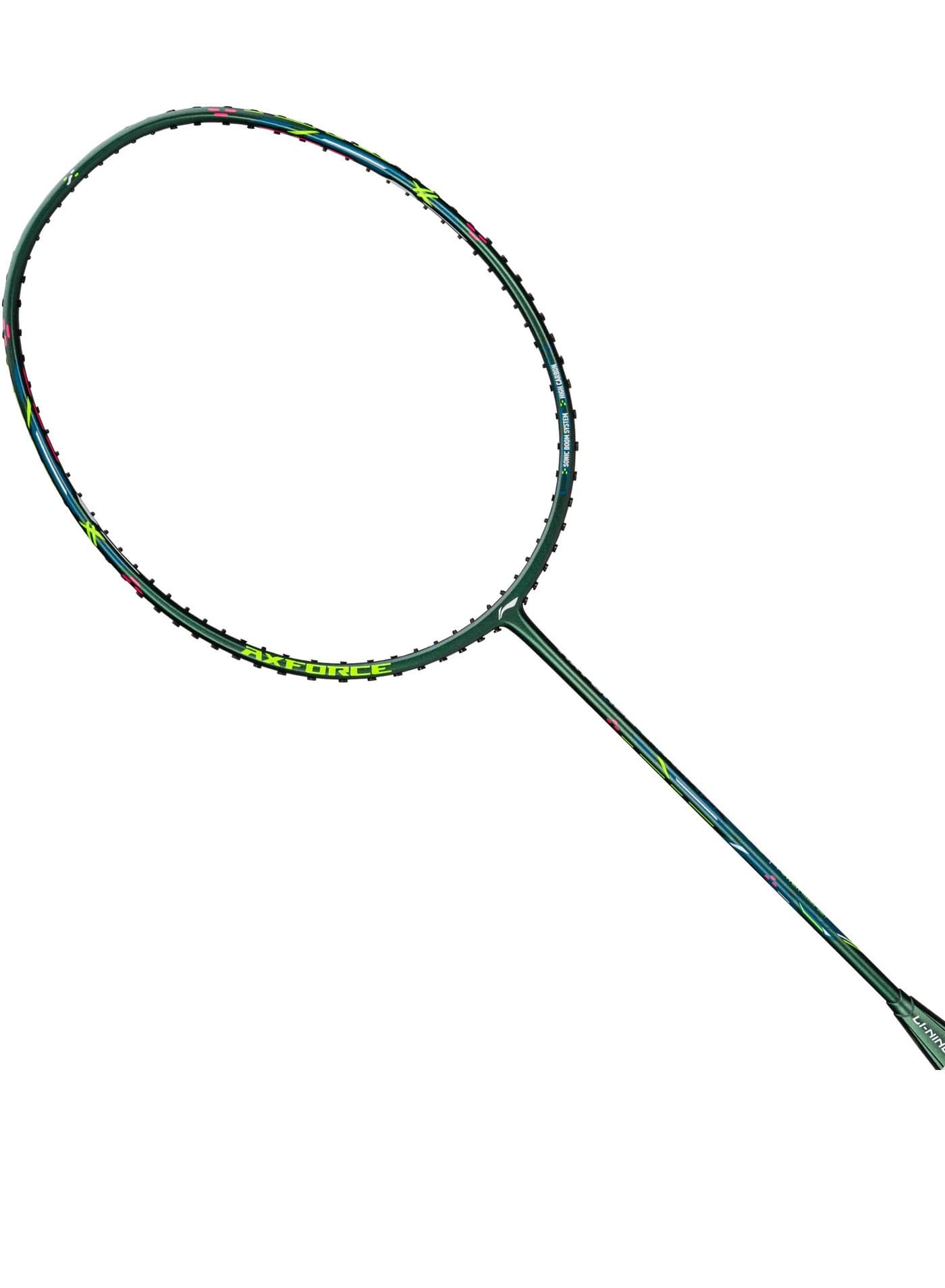 Axforce Cannon 5U Badminton Racket Strung (Deep Teal)