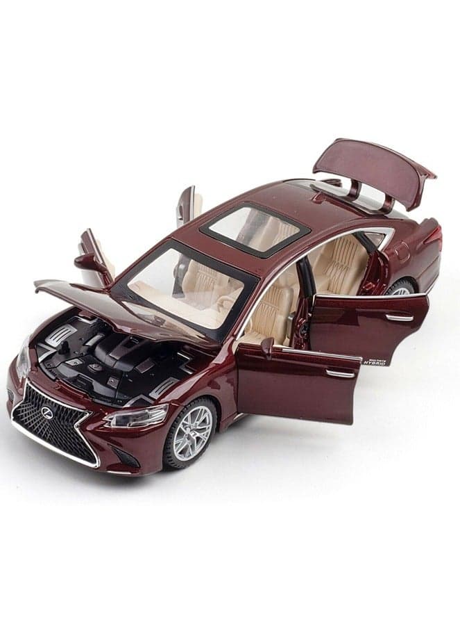 Dexo 1:32 Scale Simulation of Lexus LS500h Diecast Metal Pullback Toy Car – Hybrid Toy Car for Boys | DC Model, Best Gift for Kids