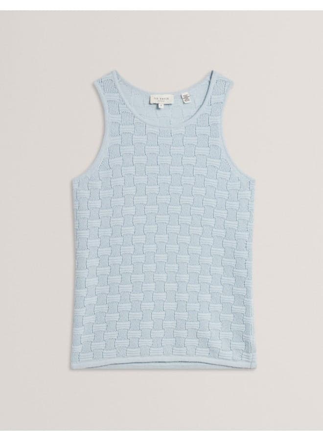 Touch Of Silk Knitted Sleeveless Top
