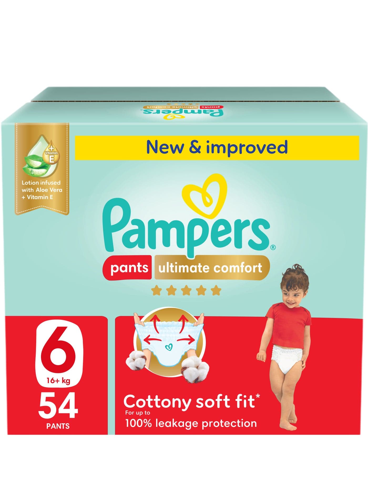 Ultimate Comfort Pants Diapers Size 6 16+kg - 54 Count