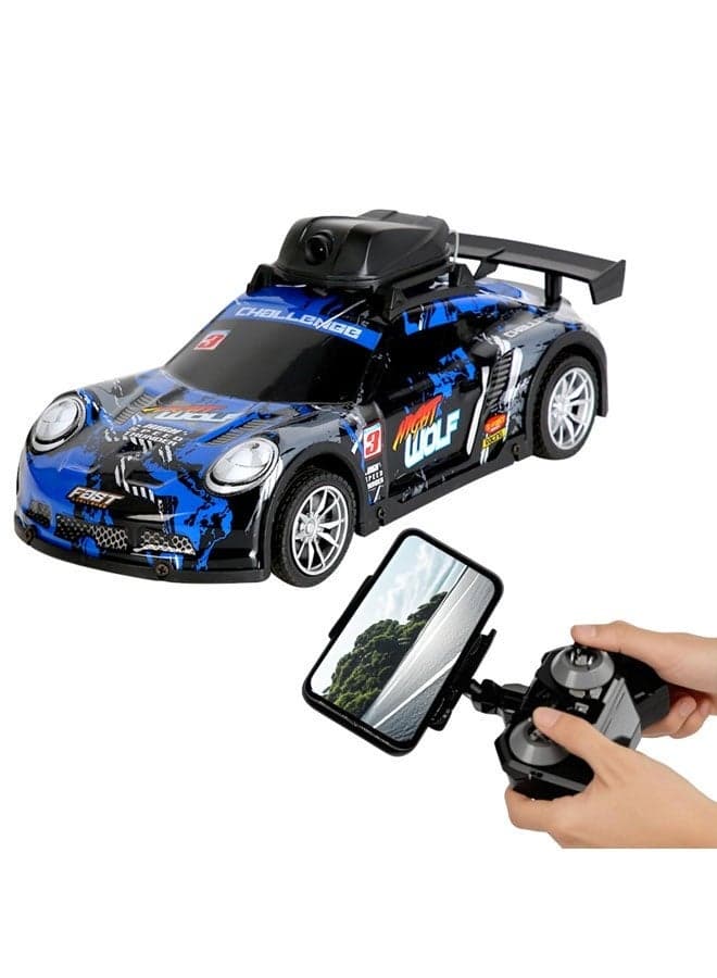 Beauenty 2.4G Remote Control Racing Car, High-Definition WiFi Camera Video car, Equipped with Lighting, USB Charging and Acessories, Outdoor Drifting Remote Control Car.(Style 2)