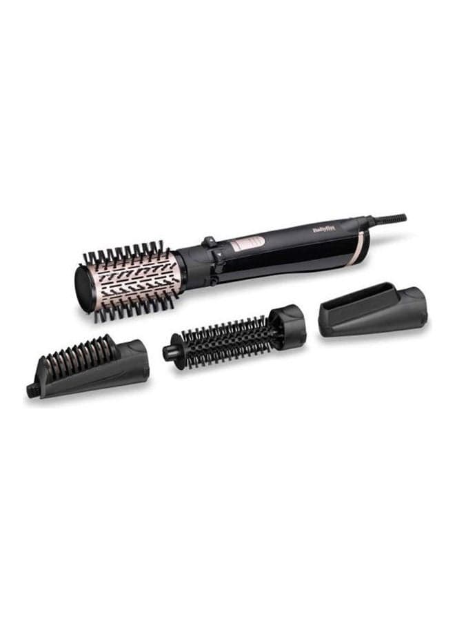 AS200E Rotating Warm Air Brush Set & Style Ionic Hair Care Black/Pink