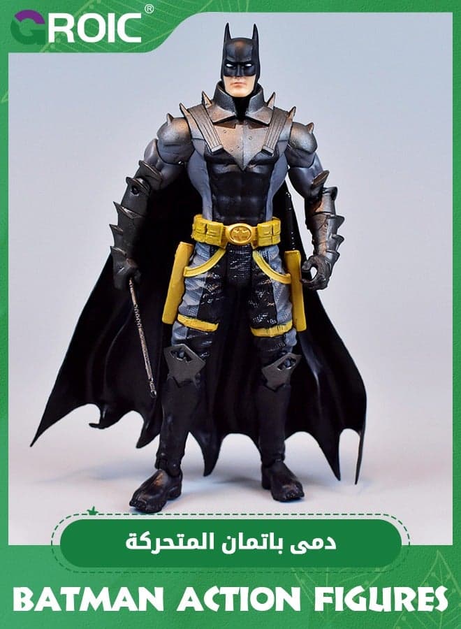 Epic Hero Batman, DC Multiverse Batman, 6.7-Inch Batman Action Figure with Movable Joint, Collectible Figures Toys, Bat Man Battle Standard Edition, Inspired by The Universe
