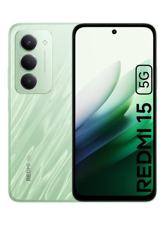 Redmi 15 5G Dual SIM Ripple Green 8GB RAM 256GB - Global Version