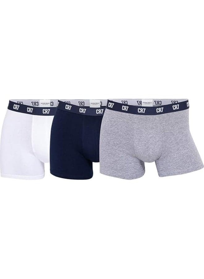 Men’s Boxer Shorts (3 Pack) – Cristiano Ronaldo Men’s Sportswear Underwear with Tag-Free Comfort & Durable Fit