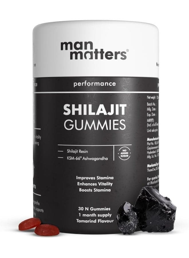 Man Matters Shilajit Gummies Pack of 30