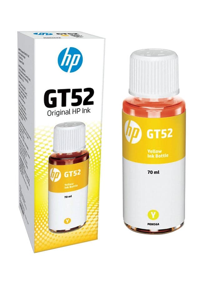 GT52 Original Ink For Cartridge Yellow