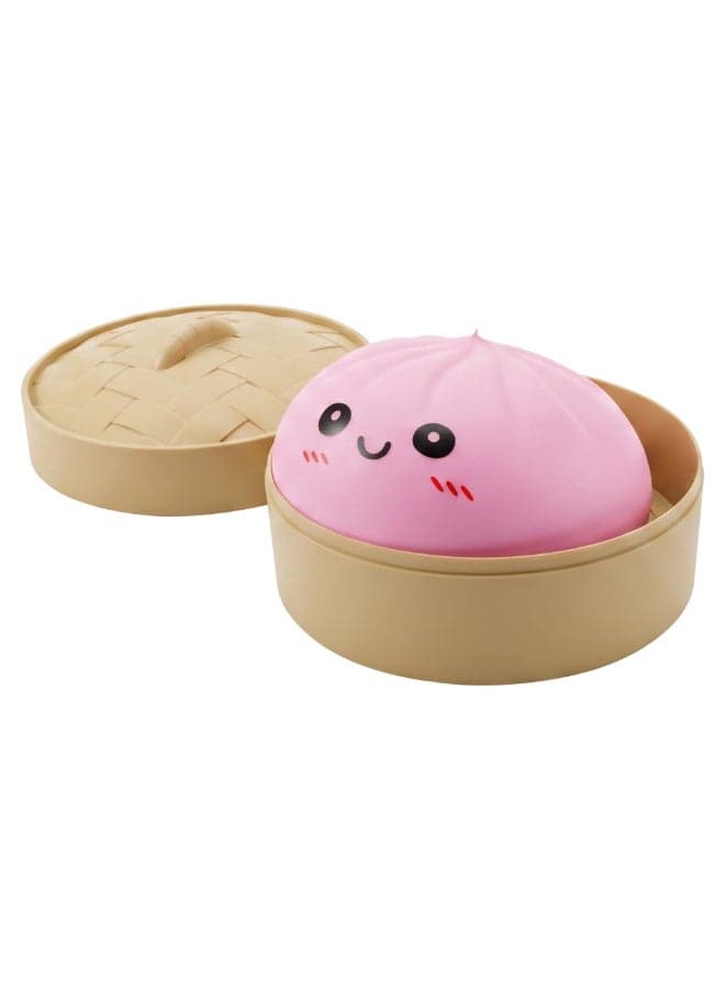 Duravel Kawaii Dumpling Squishy Toy - Soft Squeeze Stress Ball, Anxiety Relief Fidget Toy, Stretchy Sensory Dumpling Squishy