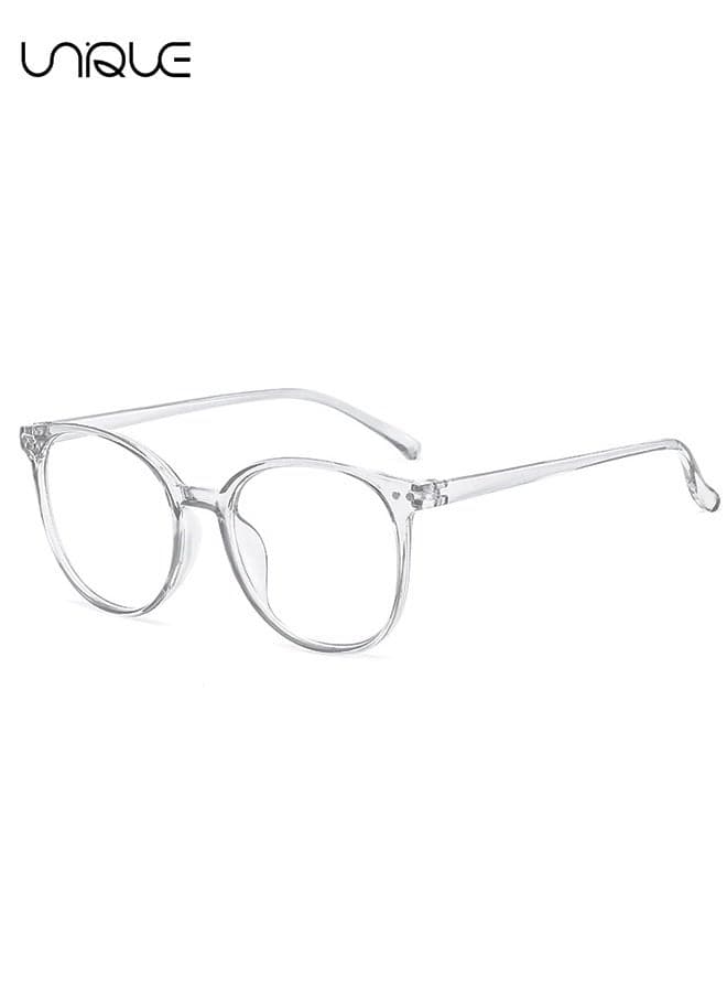 Glasses - Blue Light Blocking Glasses - Non-Myopic Glasses - Women's Men's Computer Reading/Gaming/TV/Mobile Phone Glasses - Anti-Eye Fatigue (Transparent)