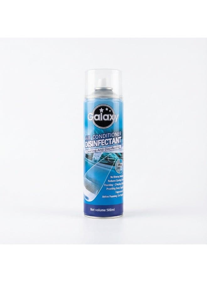 Car AC Cleaner - 500ml Air Conditioner Foam Spray | No Rinsing Required | Deep Cleansing | Reduces Cooling Consumption | Professional HVAC Maintenance | Anti-Bacterial Formula | UAE Air Quality Protection