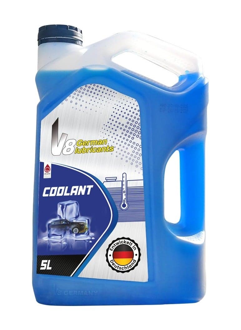 Radiator Coolant Blue 5L – Premix & Ready to Use -- High-Performance Engine Coolant | Engine Protection from Overheating & Corrosion | Universal Fit for All Vehicles