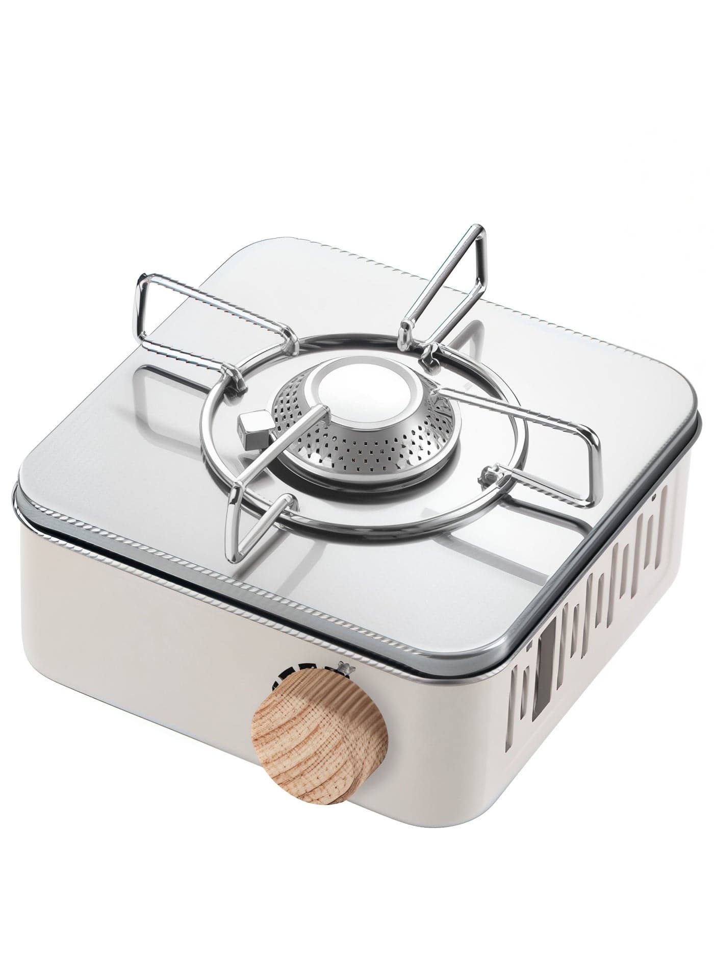 Portable Mini Camping Gas Stove Backpacking Stove with Piezo Ignition Stable Support Wind-Resistance Camp Stove for Outdoor Camping Hiking Cooking