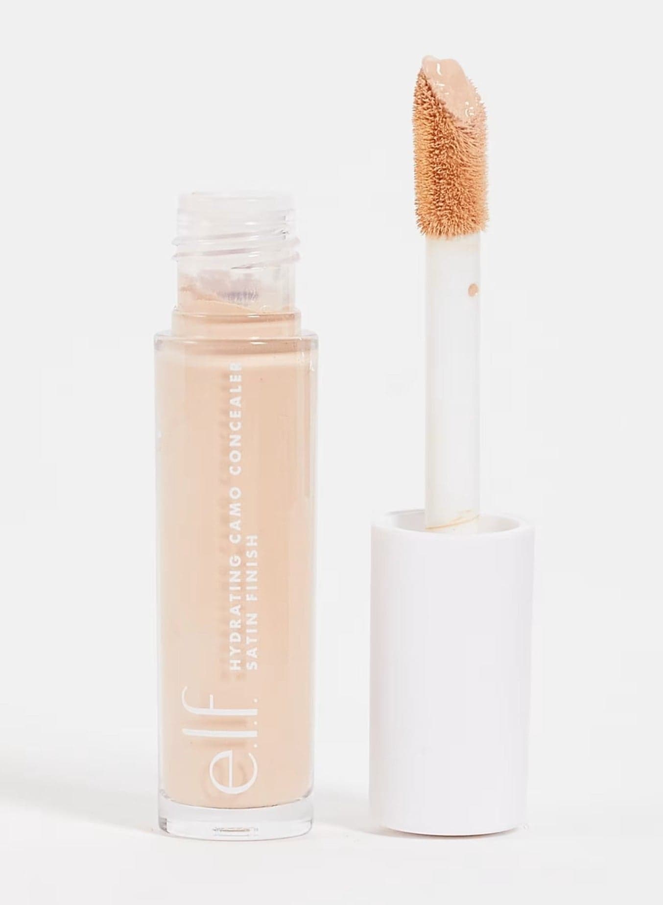 Hydrating Camo Concealer, Lightweight, Full Coverage, Long Lasting, Conceals, Corrects, Covers, Hydrates, Highlights, Satin Finish (Light ivory)