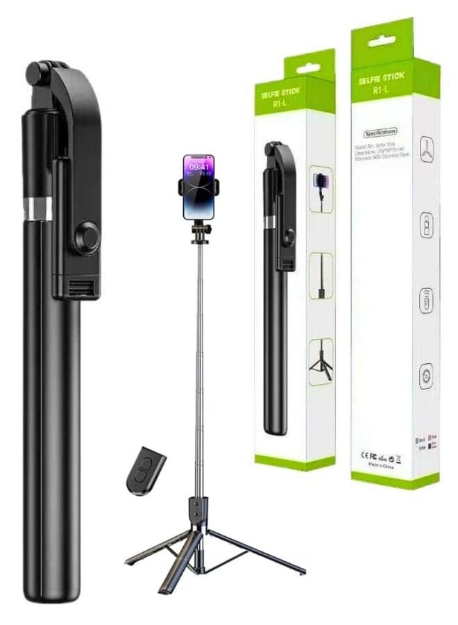 Selfie Stick - 170cm Phone Selfie Stick Tripod with Remote Control Portable Rotate Phone Holder Extendable Tripod Stand Compatible with iPhone Android Smartphone