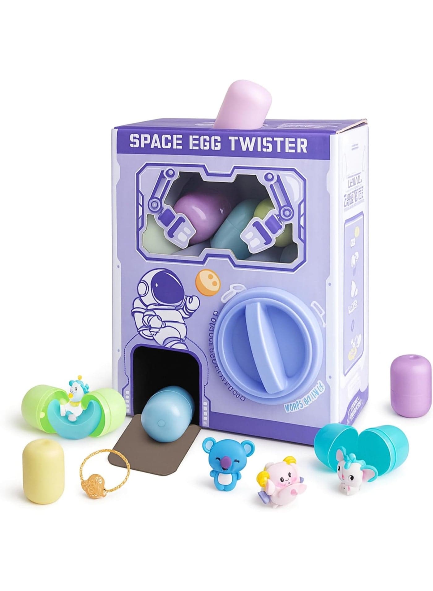 Mini Claw Machine Kids, Mini Vending Machine, Space Egg Twist Toy, Surprise Eggs With Toys Inside For Birthdays, Egg Hunt Gift