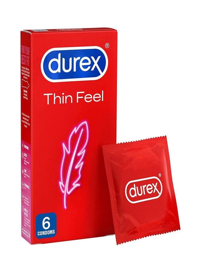 6-Piece Thin Feel Condoms