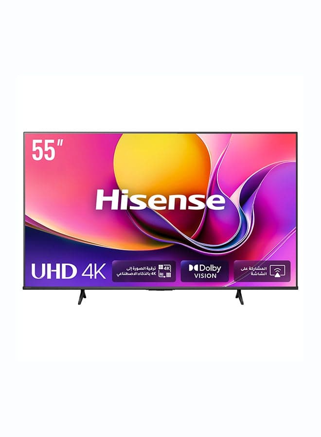 55 inch Smart TV UHD 4K E6Q-Dolby Vision, AI 4K Upscaler, Gaming in Dolbys, Smooth Motion with MEMC, AI Sports Mode, Voice Control, Share to TV, Youtube, Netflix, Disney+, Shahid (2025 UAE Version) 55E6Q Black