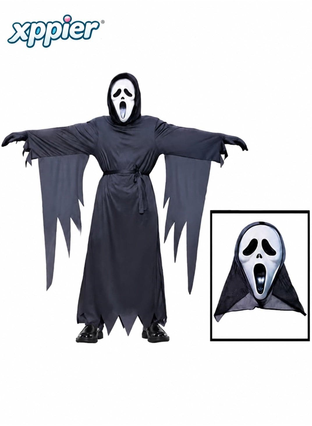 Boy's Cosplay Costumes for Stage Performances - Funny Ghost Suit for Halloween, 130cm
