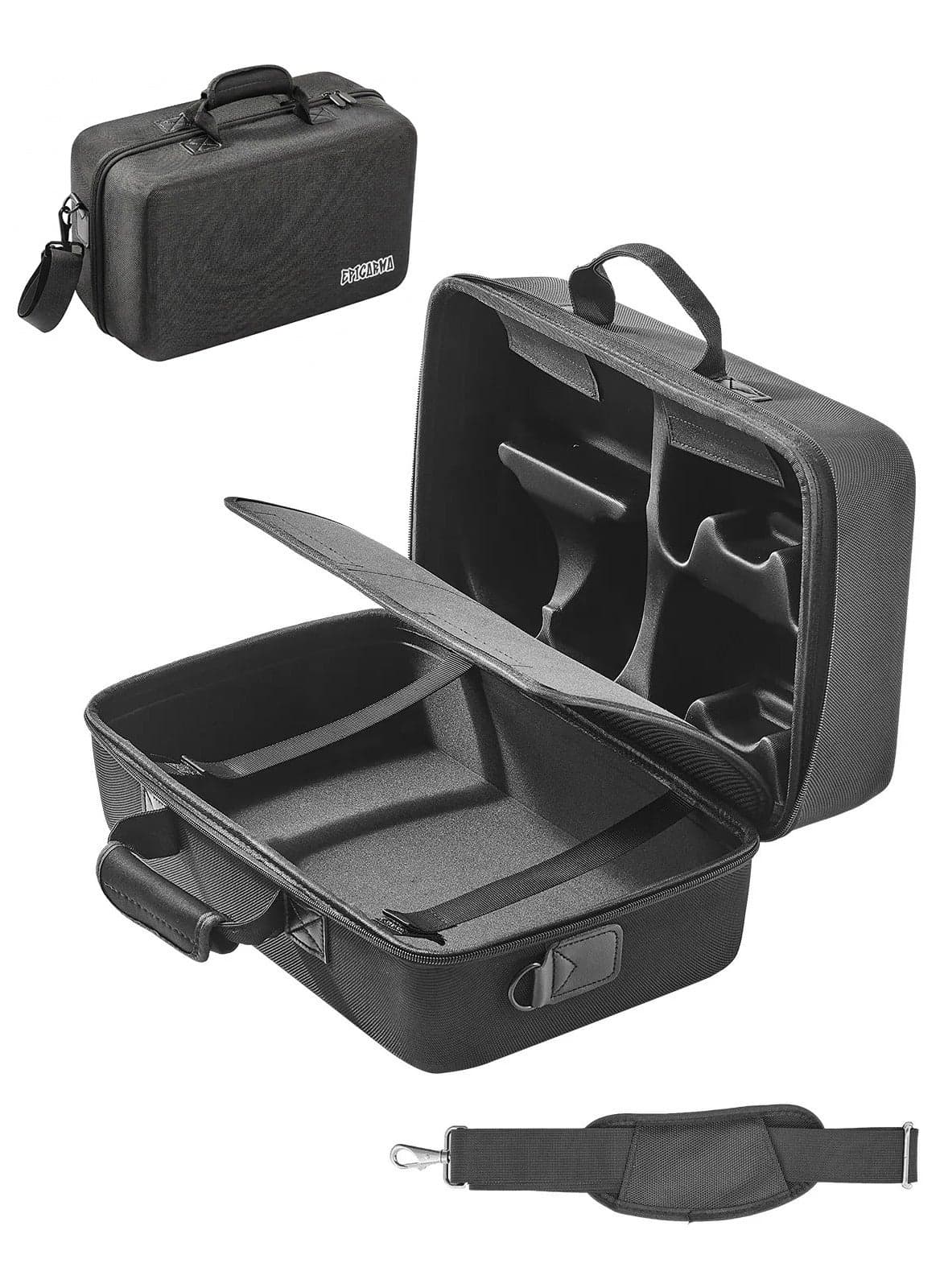 PS5 Carrying Case Travel Bag for PlayStation 5 Console – Shockproof EVA Storage Case with Padded Dividers, Soft Interior Lining & Carry Handle, Portable PS5 Console Storage Bag